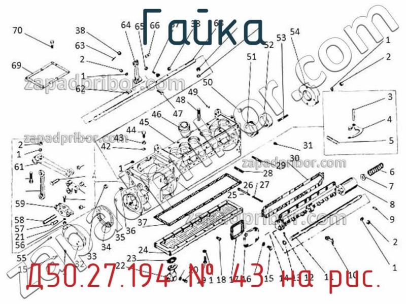 Гайка Д50.27.194 фотография.