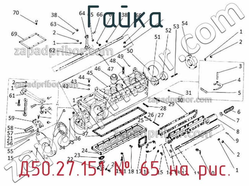 Гайка Д50.27.151 фотография.