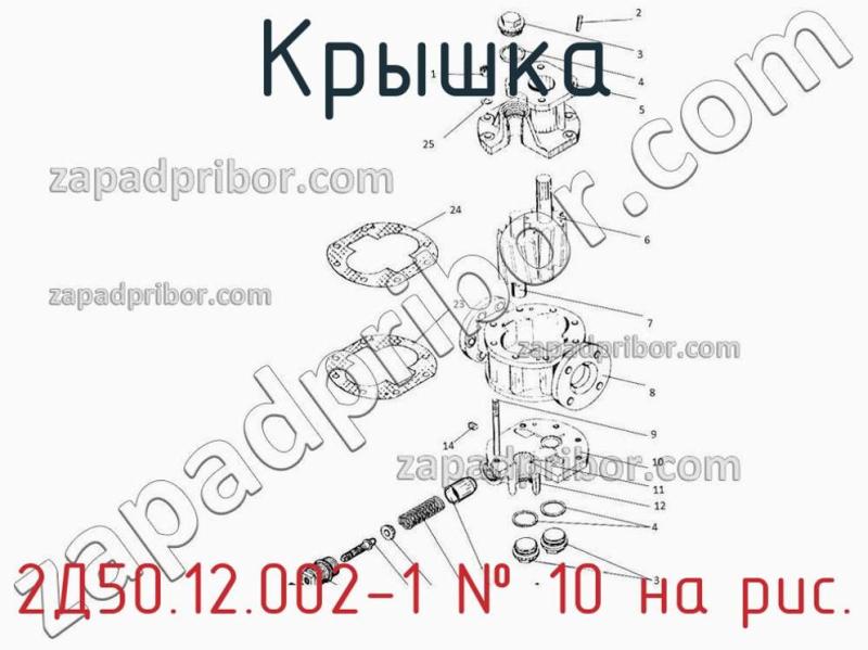 Крышка 2Д50.12.002-1 фотография.