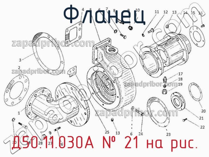 Фланец Д50.11.030А фотография.