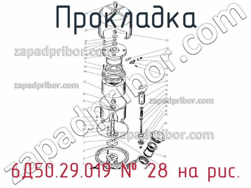 Прокладка 6Д50.29.019 фотография.