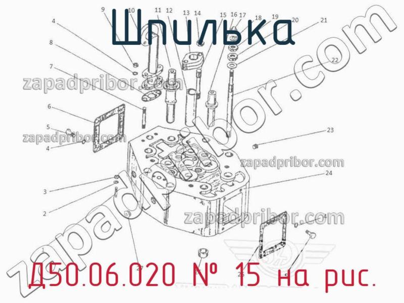Шпилька Д50.06.020 фотография.