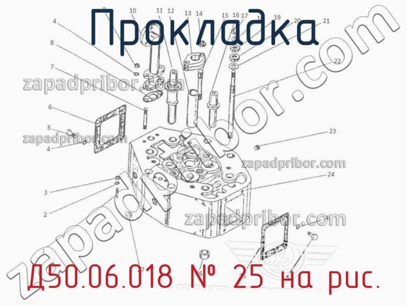 Прокладка Д50.06.018 фотография.
