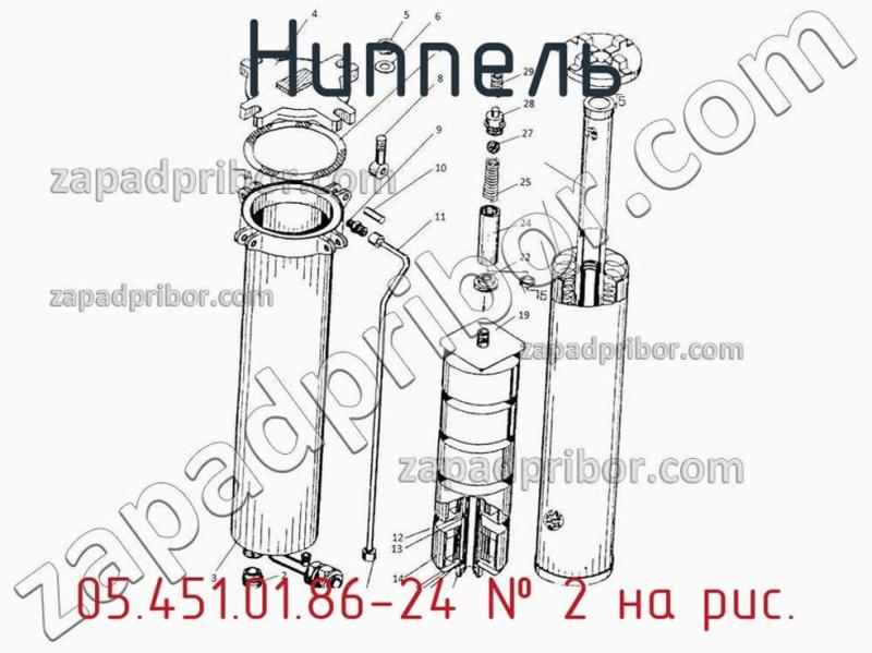 Ниппель 05.451.01.86-24 фотография.