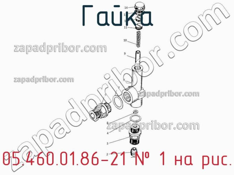 Гайка 05.460.01.86-21 фотография.