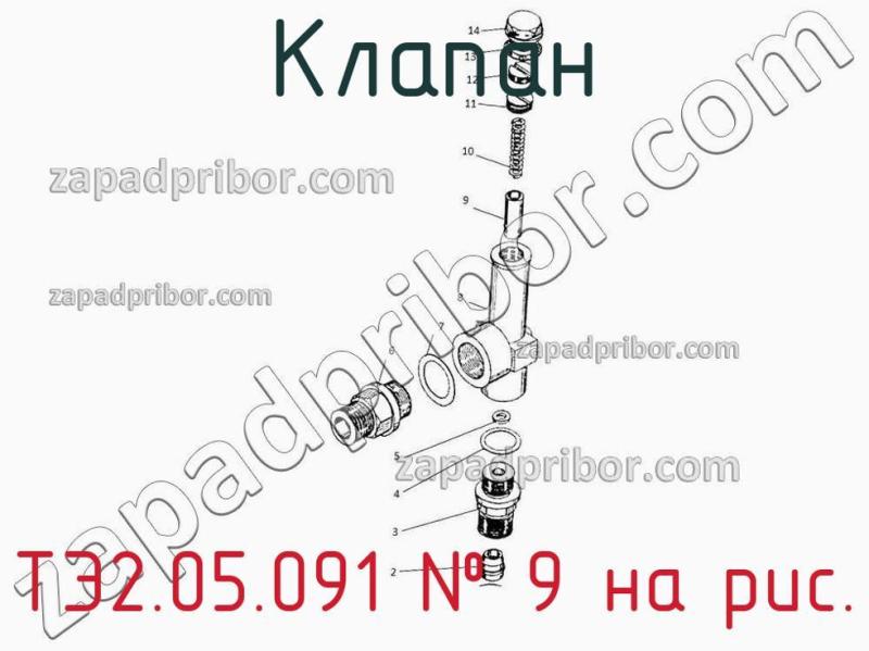 Клапан ТЭ2.05.091 фотография.