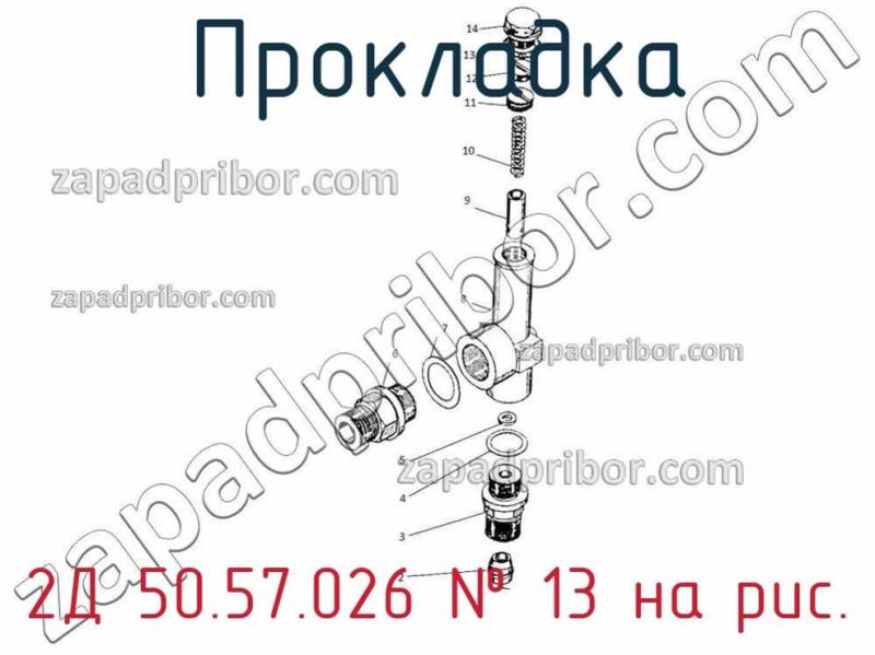 Прокладка 2Д 50.57.026 фотография.