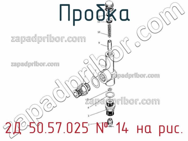 Пробка 2Д 50.57.025 фотография.
