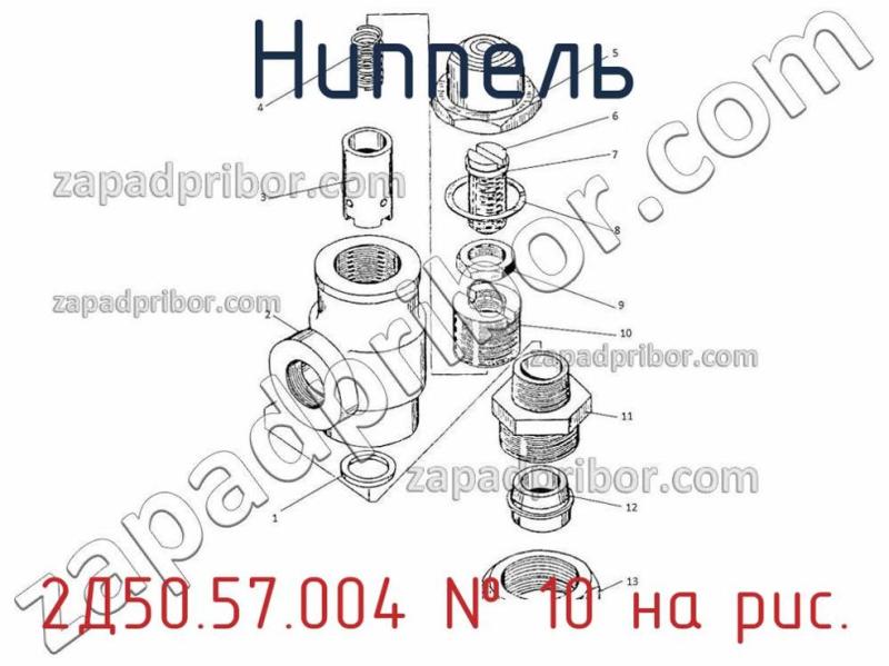 Ниппель 2Д50.57.004 фотография.
