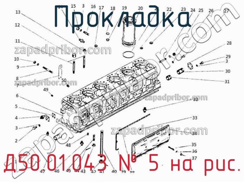 Прокладка Д50.01.043 фотография.