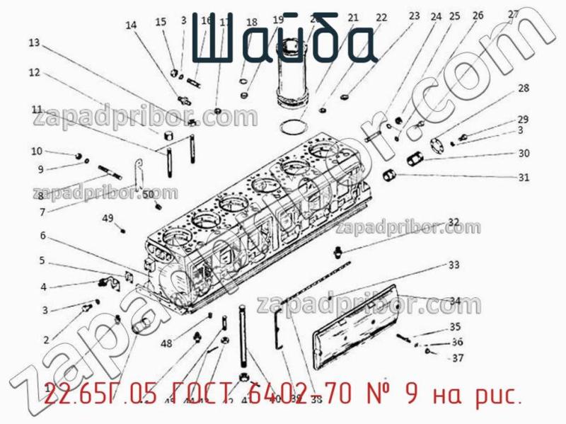 Шайба 22.65Г.05 ГОСТ 6402-70 фотография.