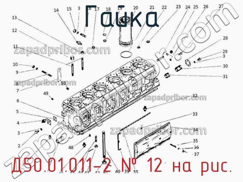 Гайка Д50.01.011-2 фотография.