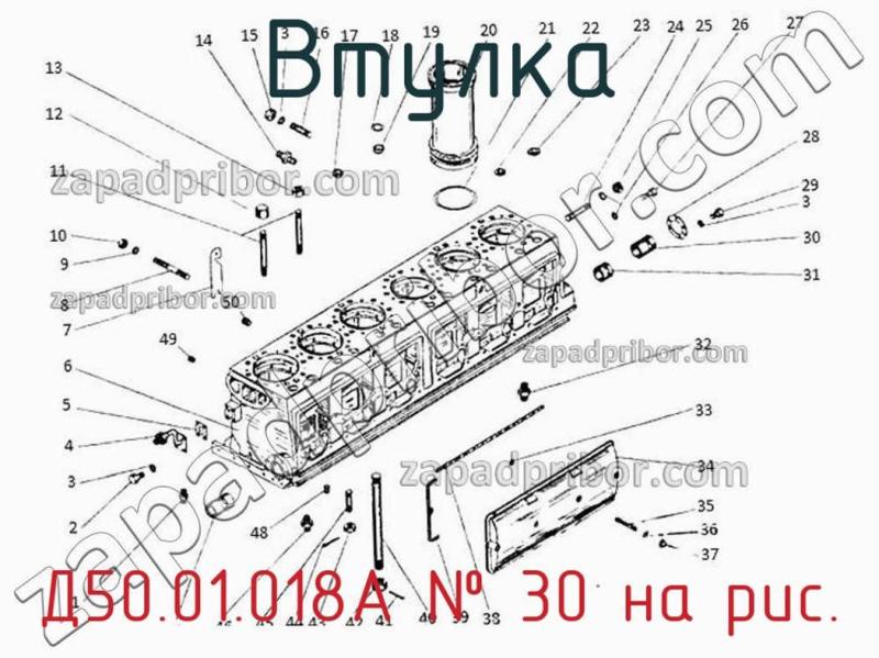 Втулка Д50.01.018А фотография.