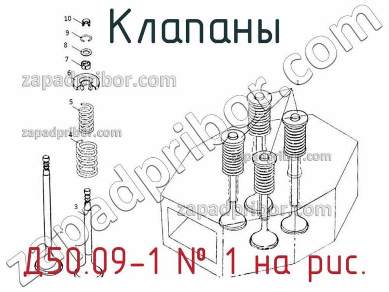 Клапаны Д50.09-1 фотография.