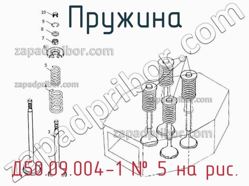 Пружина Д50.09.004-1 фотография.