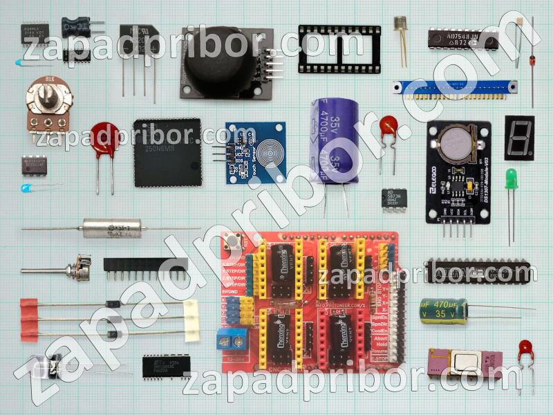 56UF - 57-6 список радиодеталей, фотография 1.
