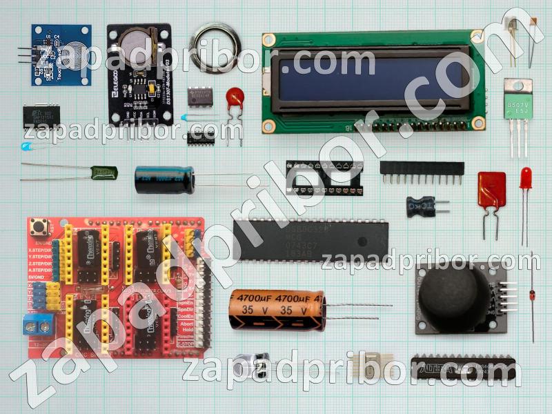 EM01 - EM08 список радиодеталей, фотография 1.