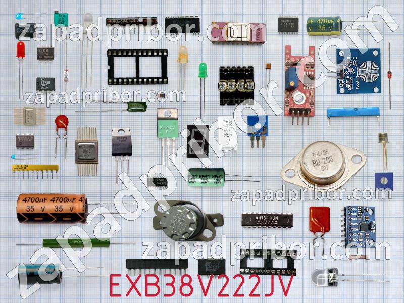 Резисторная сборка  EXB38V222JV фотография.
