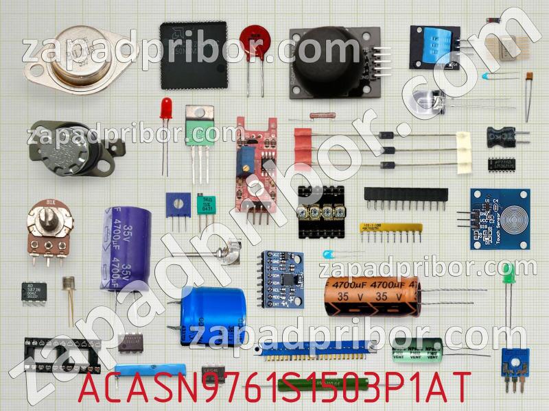 Резисторная сборка  ACASN9761S1503P1AT фотография.