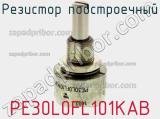 Резистор подстроечный PE30L0FL101KAB фотография 2.