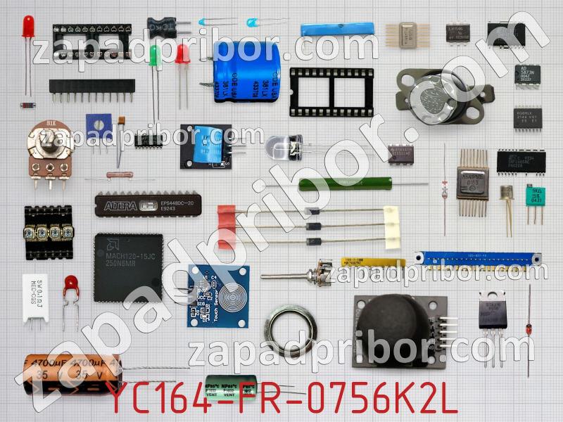 Резисторная сборка  YC164-FR-0756K2L фотография.