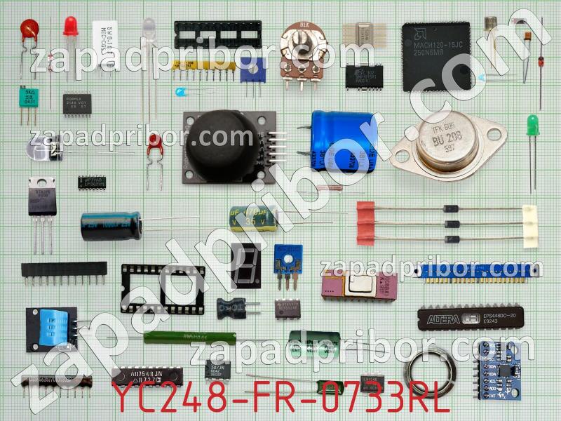 Резисторная сборка  YC248-FR-0733RL фотография.