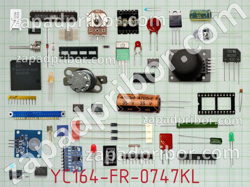 Резисторная сборка  YC164-FR-0747KL фотография.