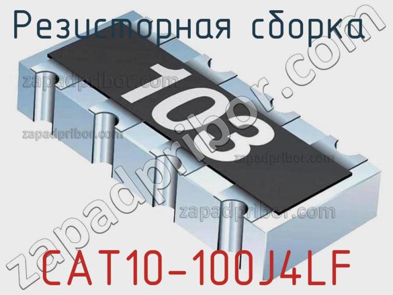 Резисторная сборка  CAT10-100J4LF фотография 1.