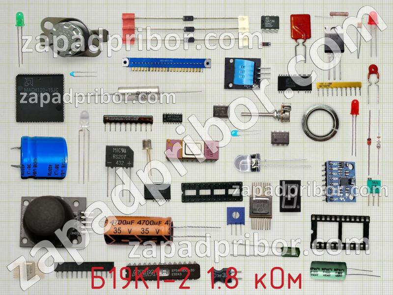 Резисторная сборка  Б19К1-2 1.8 кОм фотография.