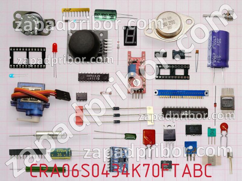 Резисторная сборка  CRA06S0434K70FTABC фотография.