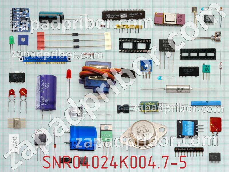Резисторная сборка  SNR04024K004.7-5 фотография.