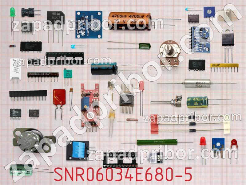 Резисторная сборка  SNR06034E680-5 фотография.