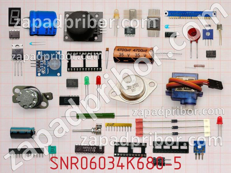 Резисторная сборка  SNR06034K680-5 фотография.