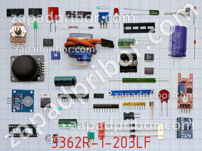 Потенциометр подстроечный 3362R-1-203LF фотография.