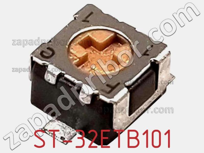 Потенциометр подстроечный ST-32ETB101 фотография 1.