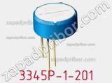 Потенциометр подстроечный 3345P-1-201 фотография 3.