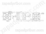 ДАК125-180-3,0-УХЛ4 чертеж электродвигателя.