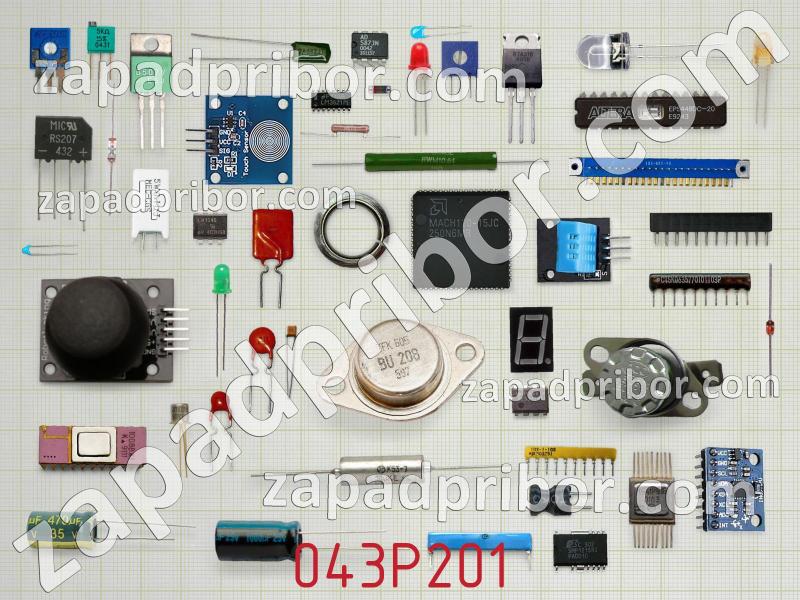 Потенциометр подстроечный 043P201 фотография.