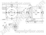ДАТ-1600-8 чертеж электродвигателя.