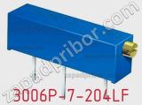 Потенциометр подстроечный 3006P-7-204LF фотография 2.