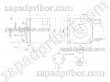 ДАТ-1000-6А чертеж электродвигателя.