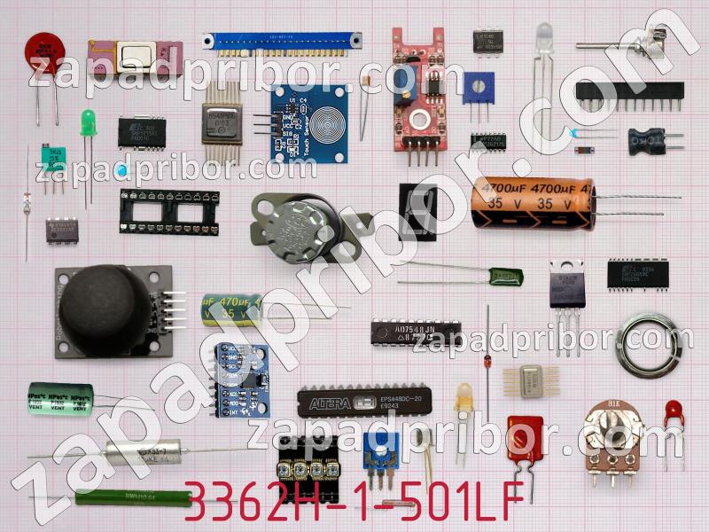 Резистор подстроечный 3362H-1-501LF фотография.