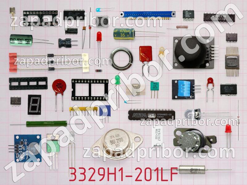 Резистор подстроечный 3329H1-201LF фотография.