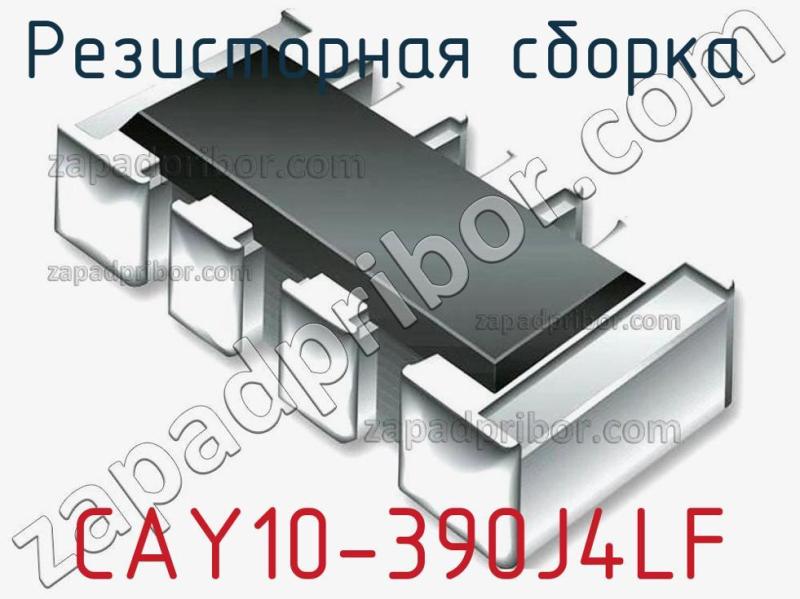 Резисторная сборка  CAY10-390J4LF фотография.