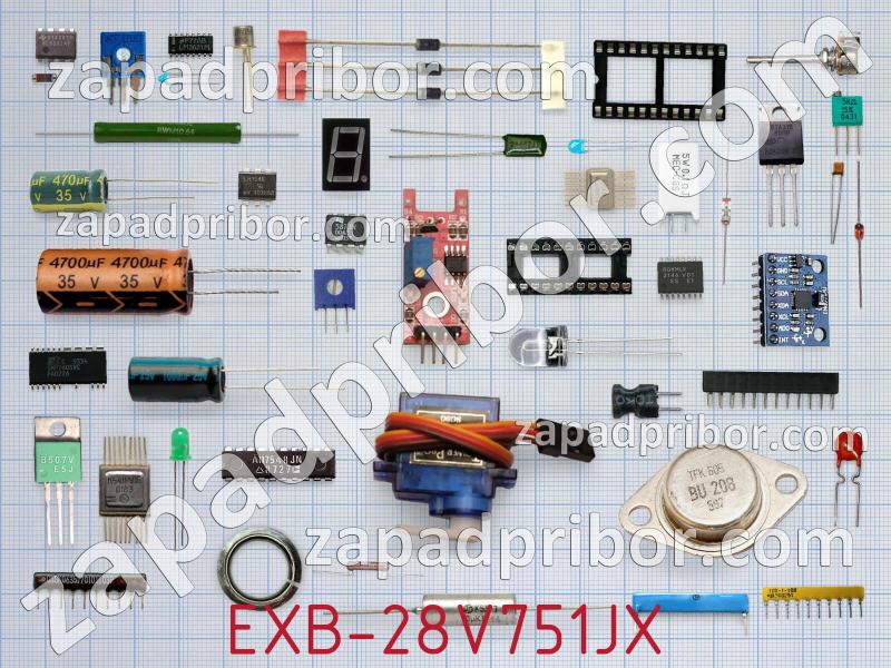 Резисторная сборка  EXB-28V751JX фотография.