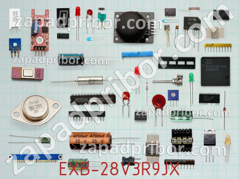 Резисторная сборка  EXB-28V3R9JX фотография.