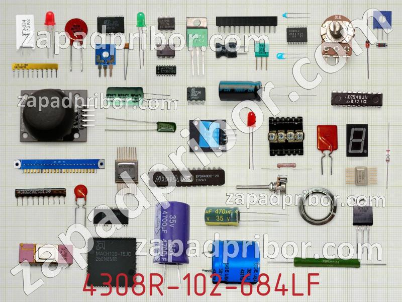 Резисторная сборка  4308R-102-684LF фотография.