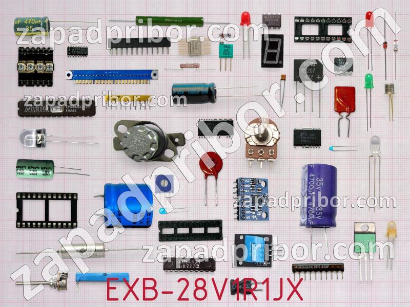 Резисторная сборка  EXB-28V1R1JX фотография.