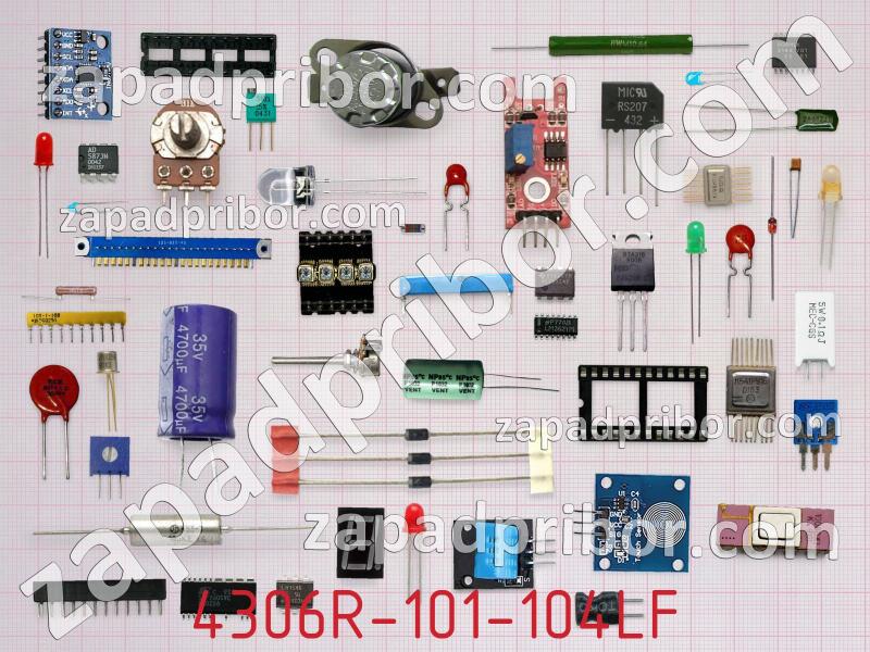 Резисторная сборка  4306R-101-104LF фотография.