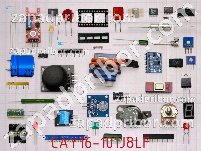 Резисторная сборка  CAY16-101J8LF фотография.